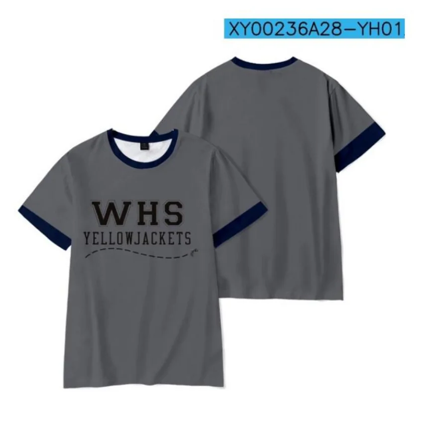 WHS Yellowjackets 3D Print Oversized T Shirt Unisex Harajuku Top Summer Crewneck Short Sleeve Hip Hop Tee Shirt Homme Streetwear image 3