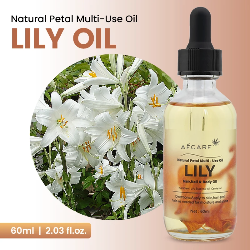 

Lily Dried Flower Essential Oil Versatile 60ml for Skin Care Relaxation Home Add to Diffuser Spary DIY Candle and Soap