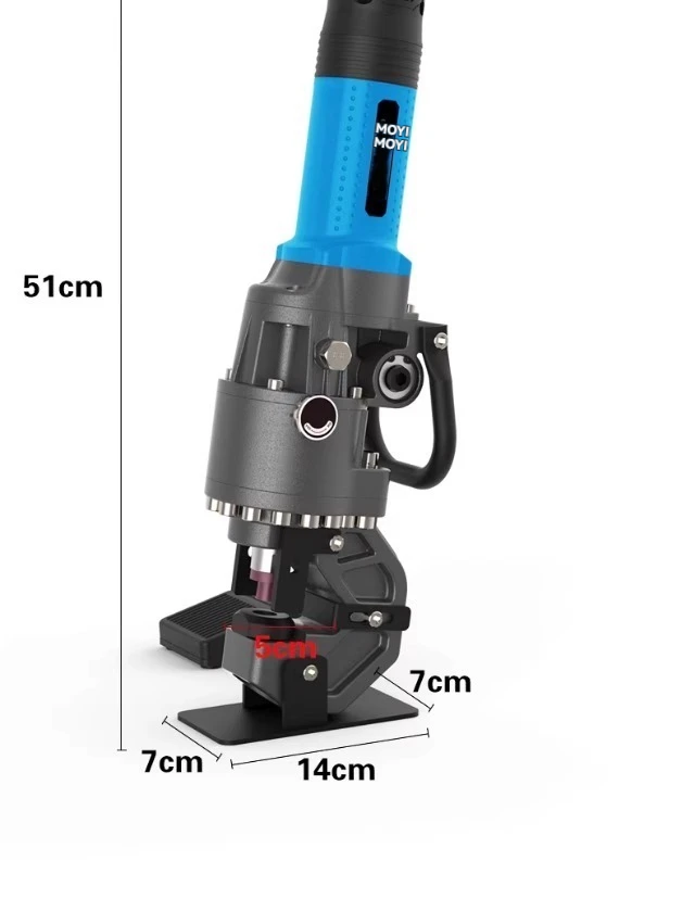 16t Hydraulic Punching Machine, Electric Angle Steel Channel Steel Drilling Tool, Portable Small Angle Iron Drilling Tool
