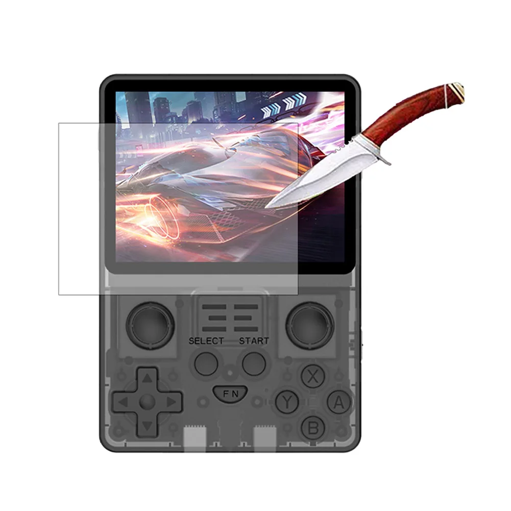 HD Screen Protector Film 9H Hardness Screen Tempered Film Anti-Fingerprint Screen Protective Film for Powkiddy RGB20S/R36S/R35S