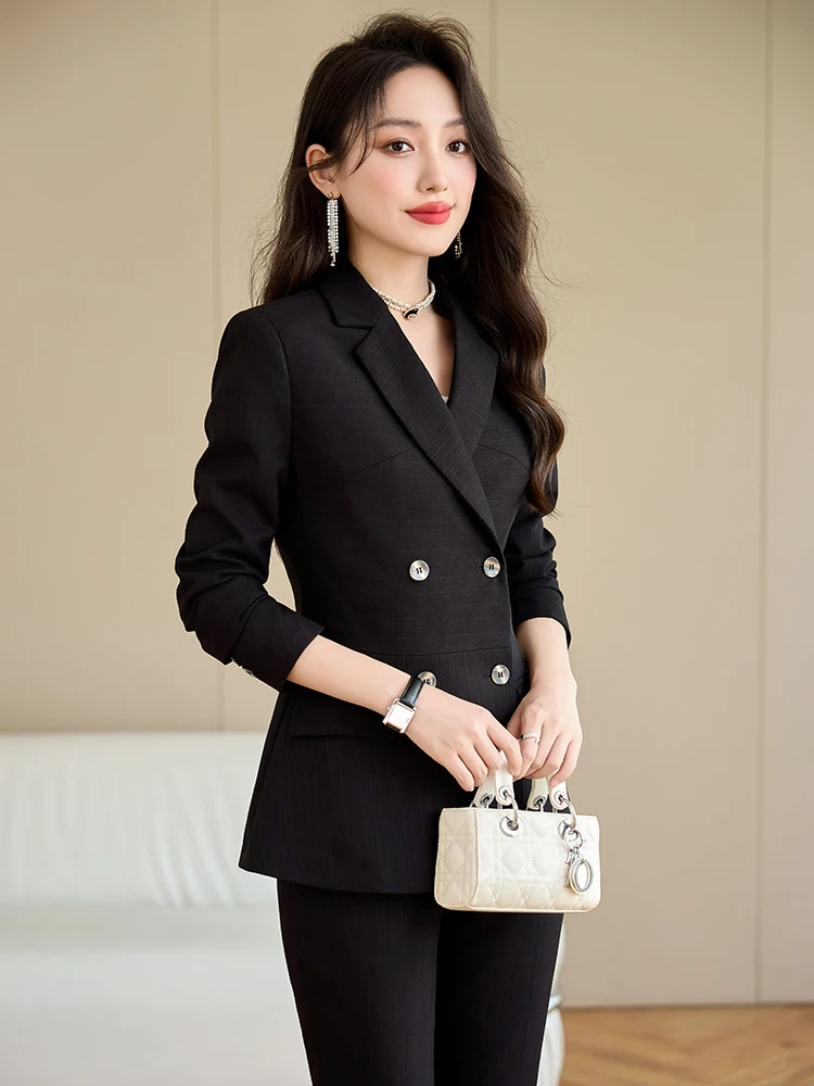 Bla Suit Jaet – costume formel professionnel pour femmes, haut de gamme, Aosphère, réception d'hôtel, ensemble Ele Sle, nouvelle collection automne 2024