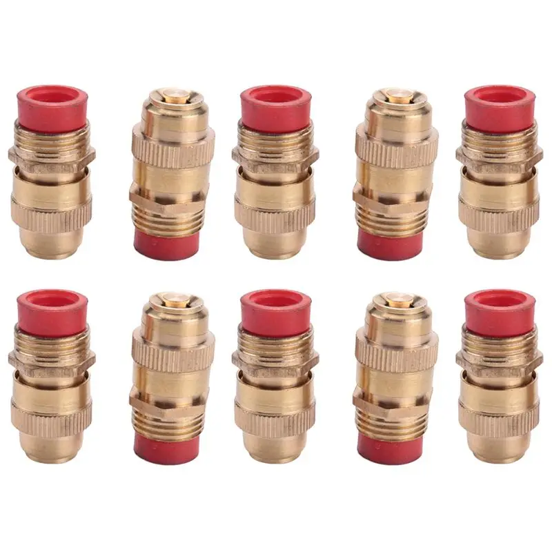 

ABMS-10 шт. 1/2-дюймовые регулируемые латунные форсунки для полива на среднюю дистанцию, фитинги для ирригации сада и газона