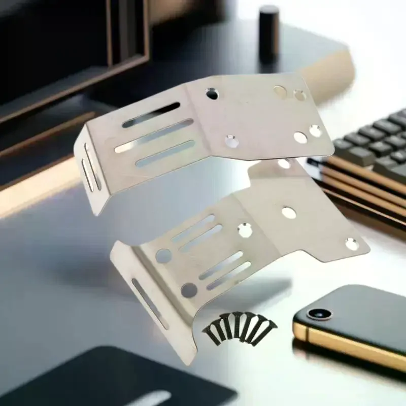 درع من الفولاذ المقاوم للصدأ يدوم طويلاً لسيارة Tamiya NXGEN DT04 58741 RC، ملحقات مقاومة للصدمات، أجهزة سيارات لعبة #5