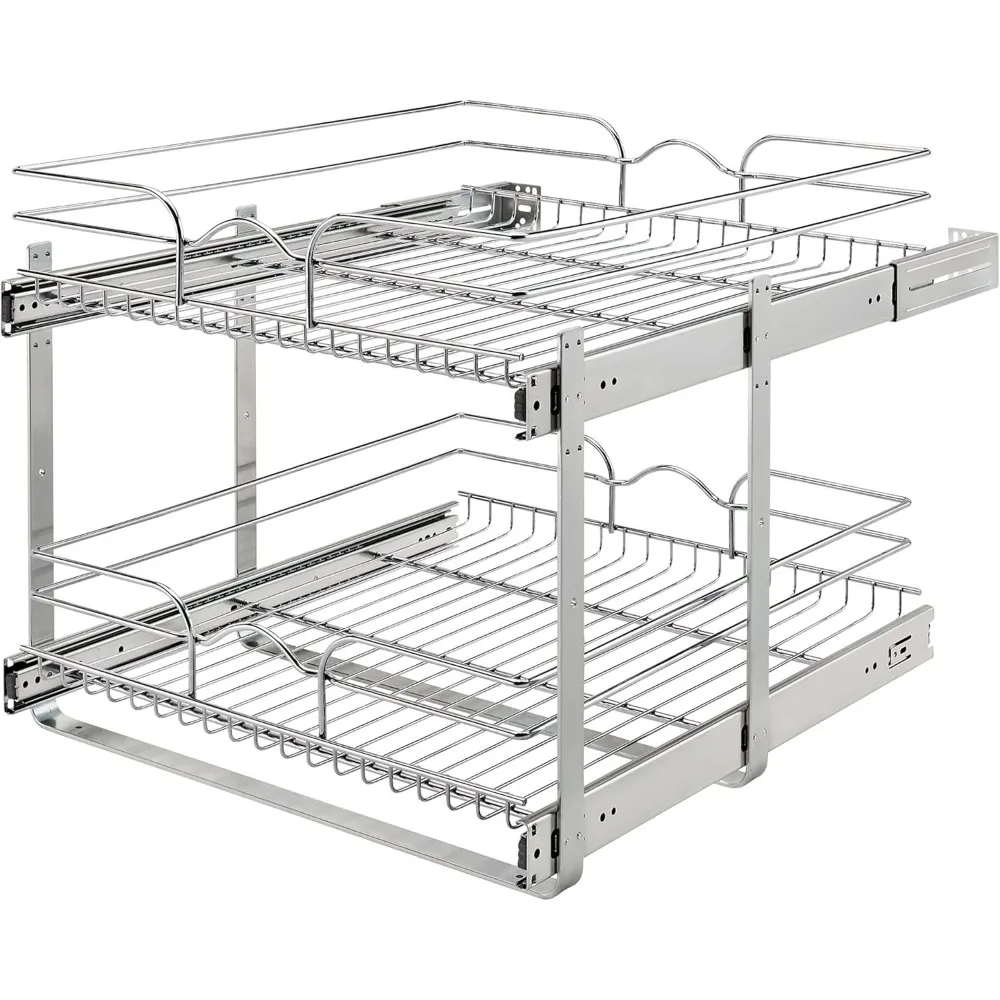 2-Story Cabinet Pull-Out Shelves: A Game-Changer for Kitchen Storage