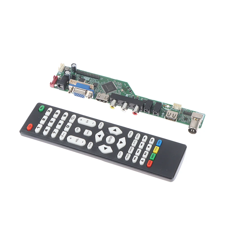 TV Motherboard T.SK105A.03 Universal LCD TV Controller Driver Board PC/VGA/USB Interface Replace T.V53.03