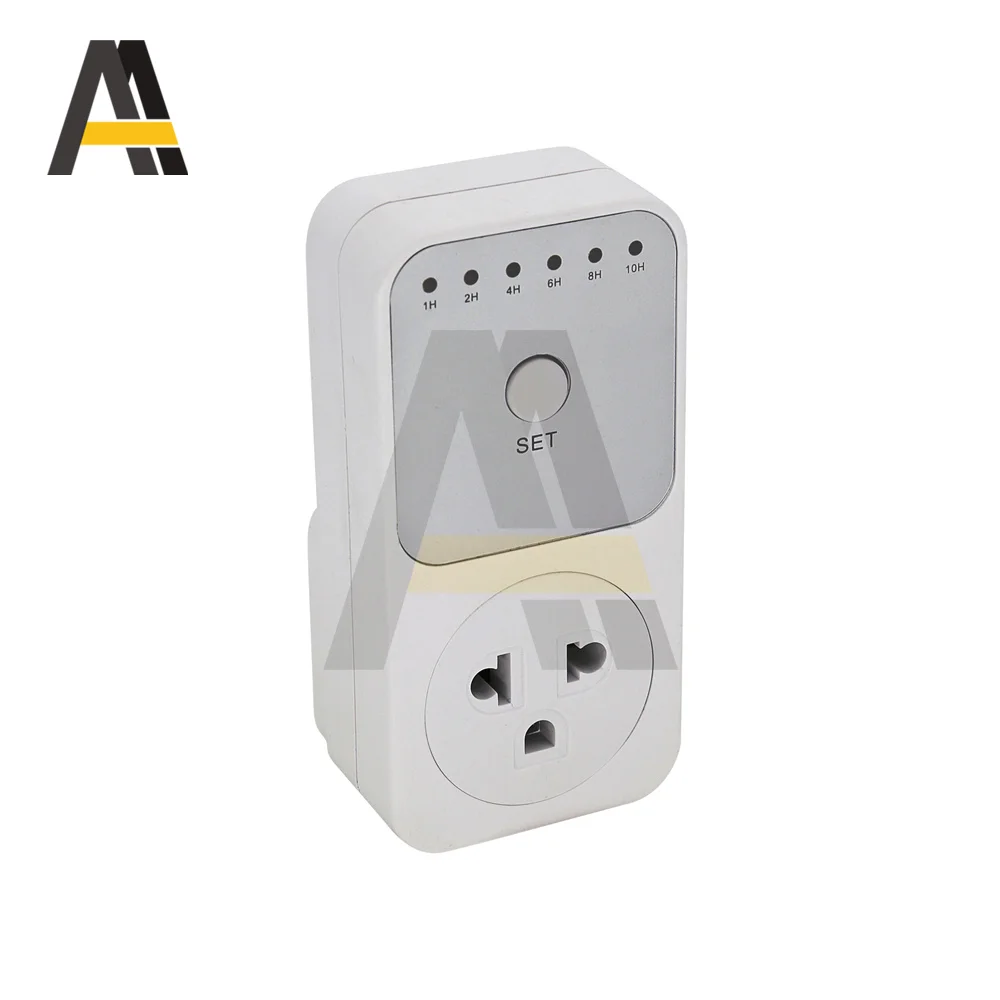 Timer Switch Socket US EU UK AU 10Hr Countdown Plug Intelligent Time Setting Control Socket Electricity Power Metering Socket