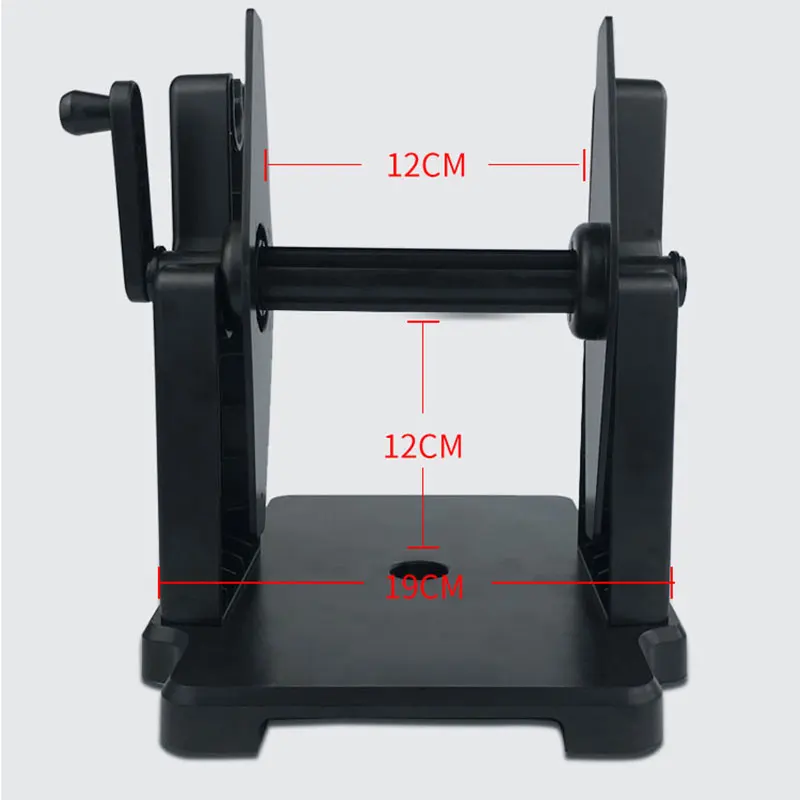 Label rewinder hand-cranked printer external label bracket manual winder large roll label bracket