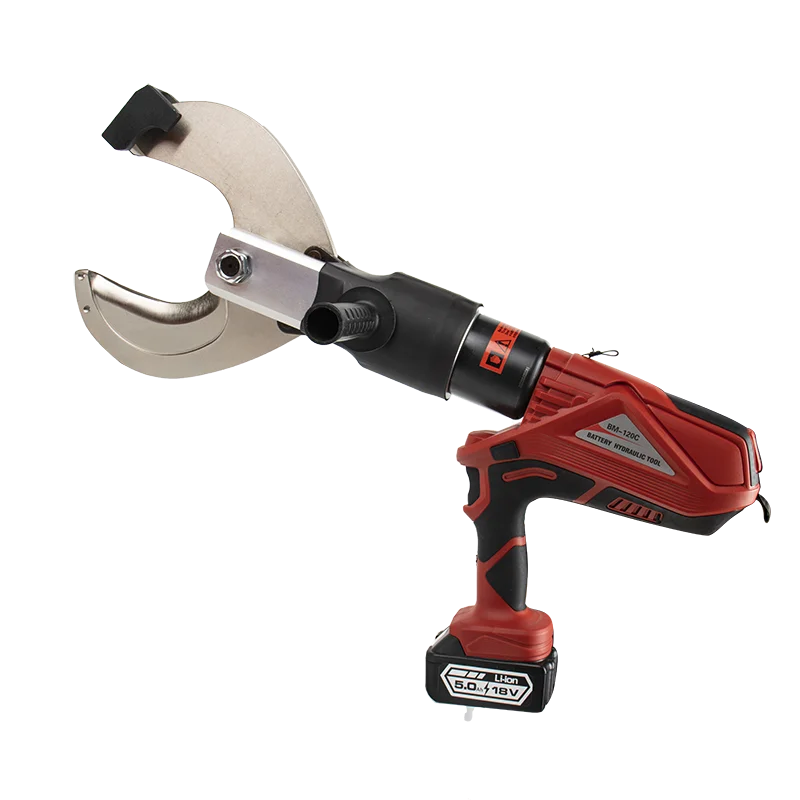 BM-120C Electric Power Shears Hydraulic Armoured Cable Cutter 18V Cordless Crimping Pliers 120mm Scissors Metal Construction