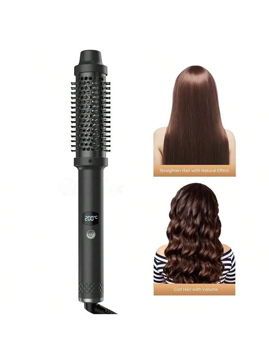 Ionic Hair Straightening Comb, Protects Hair, Large Waves/Curls Hair Styling Wand, Multiple Temperature Settings