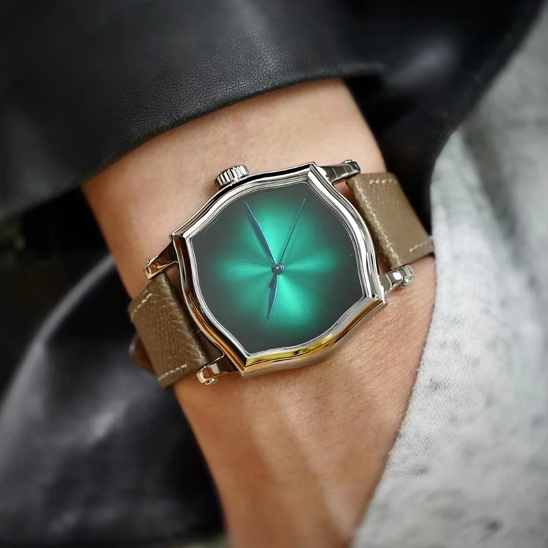 

FARASUTE Мужские автоматические часы 38 мм Механические наручные часы с сапфировым стеклом Sunray с градиентным циферблатом PT5000