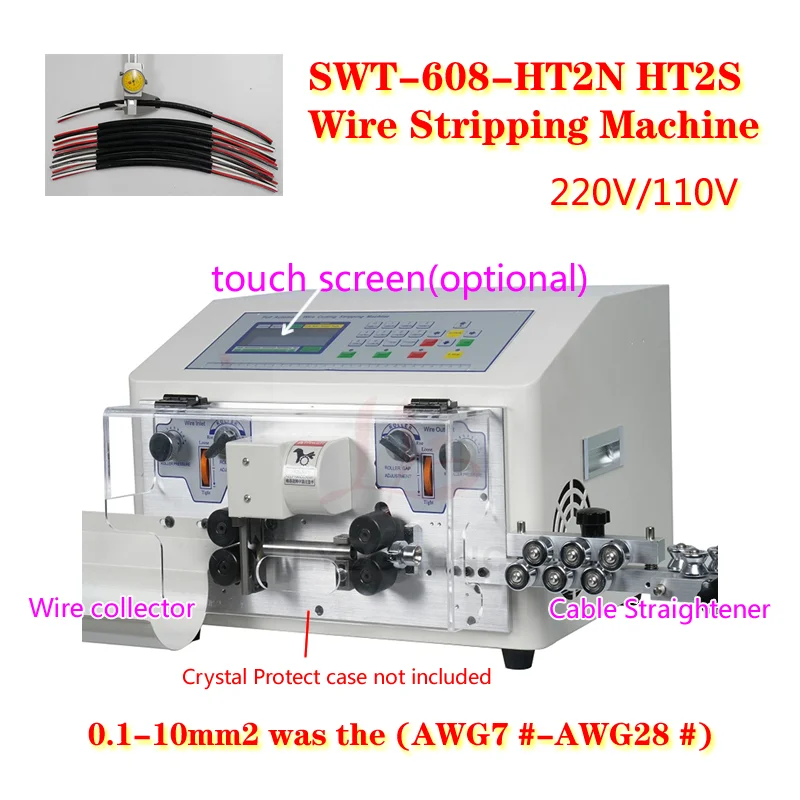 maquina de descascamento automatica do fio para o computador upgraded swt608 ht2n ht2s descascando a maquina de corte 220v 110v 0110 mm2 awg7 awg28 01