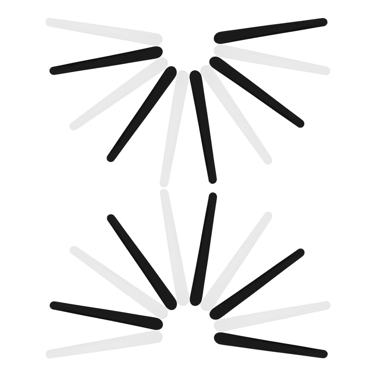 20 قطعة أداة توزيع الوجه ملعقة بلاستيكية للعناية بالبشرة كريم غسول أداة العناية بالبشرة