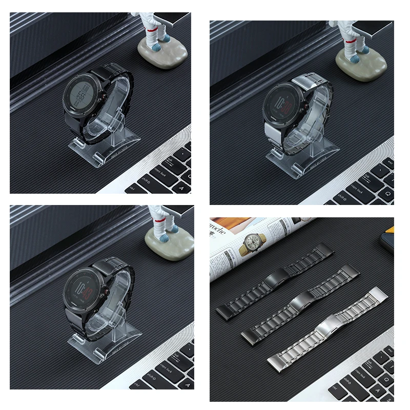 

Титановый ремешок для часов Garmin Fenix 8 7 7x, браслет с металлической петлей, подходит для Garmin Epix Pro 51 мм/Quatix7 Pro