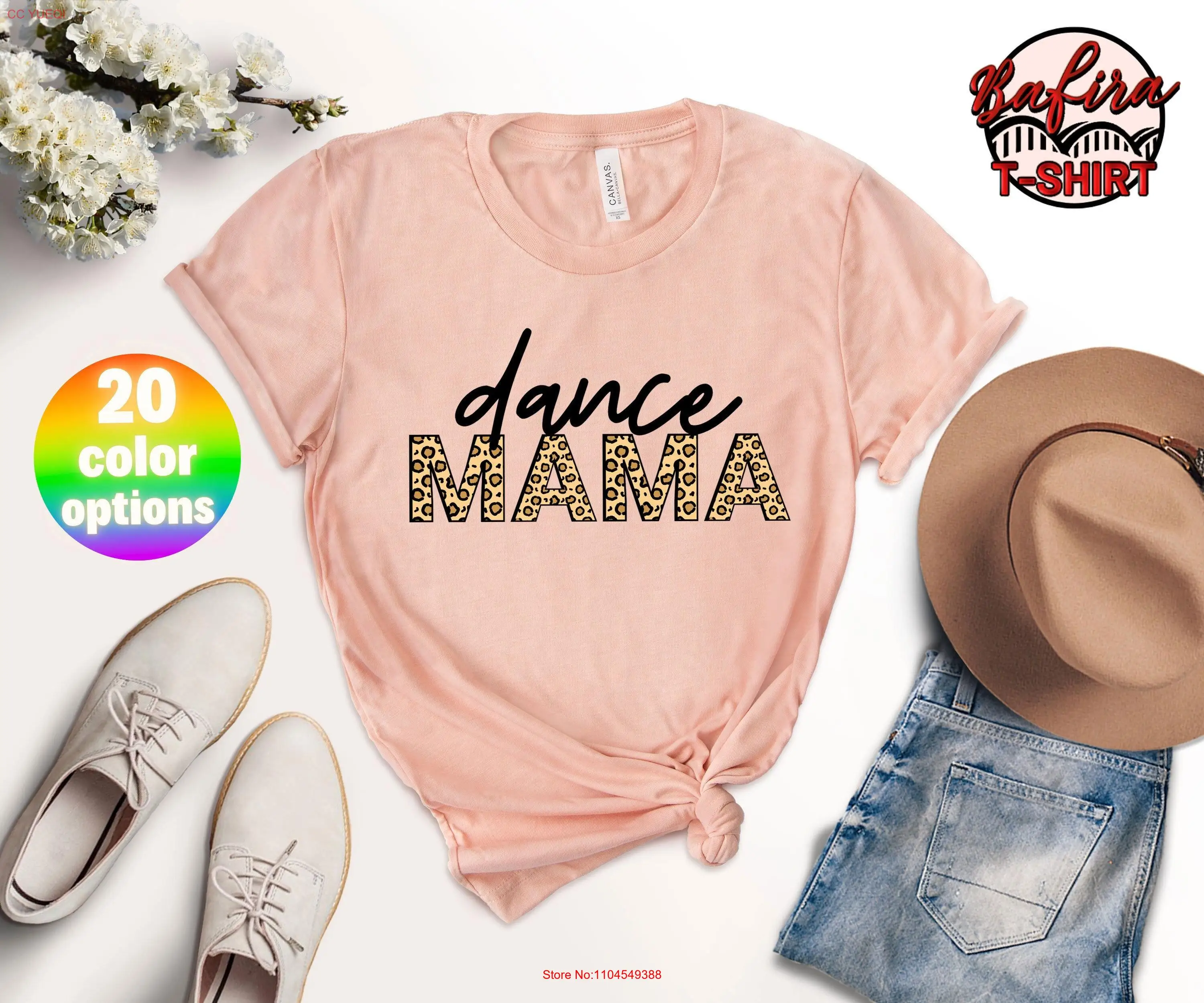 

Футболка с леопардовым принтом Dance Mama, милая футболка Mom Life Crew для влюбленных, любимые длинные или короткие рукава