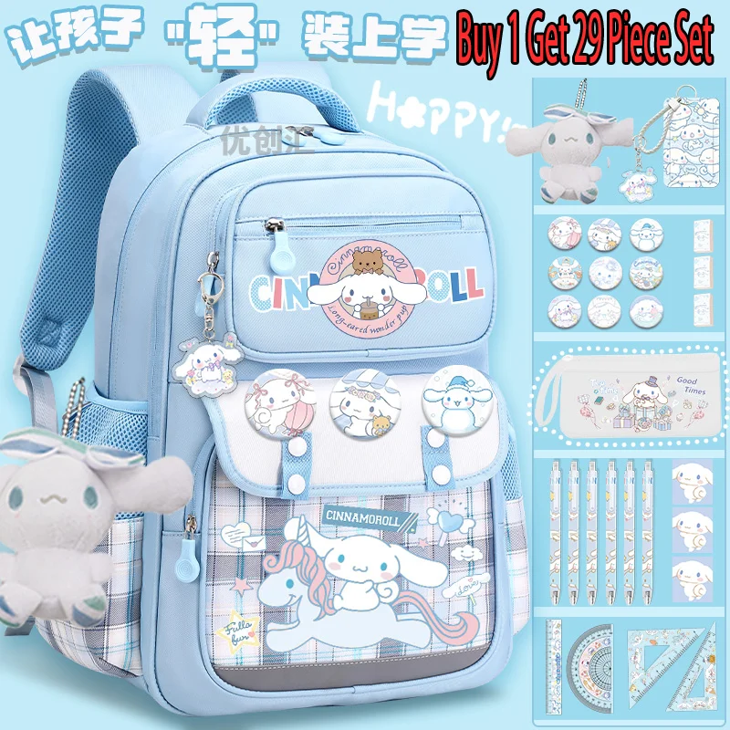 Sanrio backpack cute cinnamon dog backpack for teenagers large capacity lightweight backpack for school