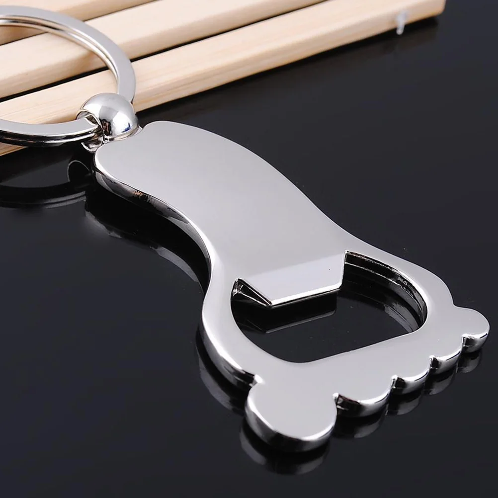 10 Pcs Foot Bottle Opener Communion Details for Guests Custom Wedding Gifts X Lots Christening Keychain