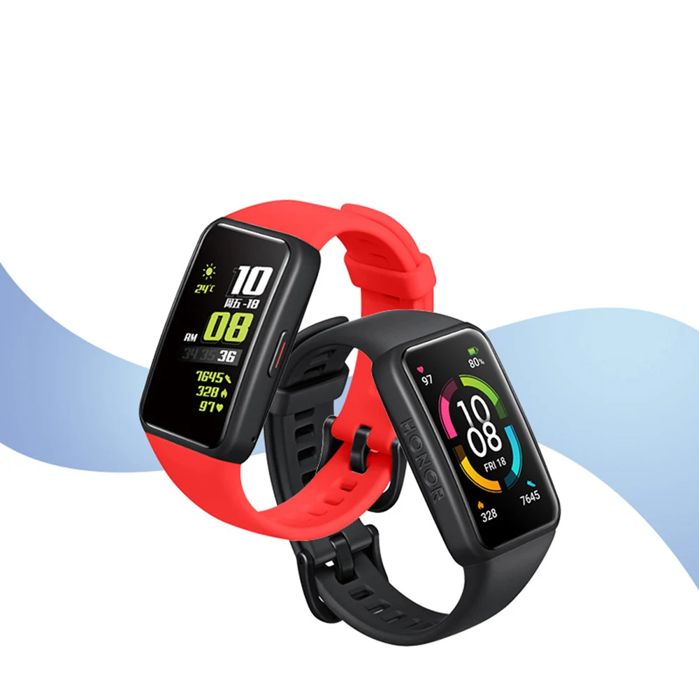 Neues Armband Smart Watch Armband Silikon Armband Ersatz für Honor Band 6 Huawei Band 6