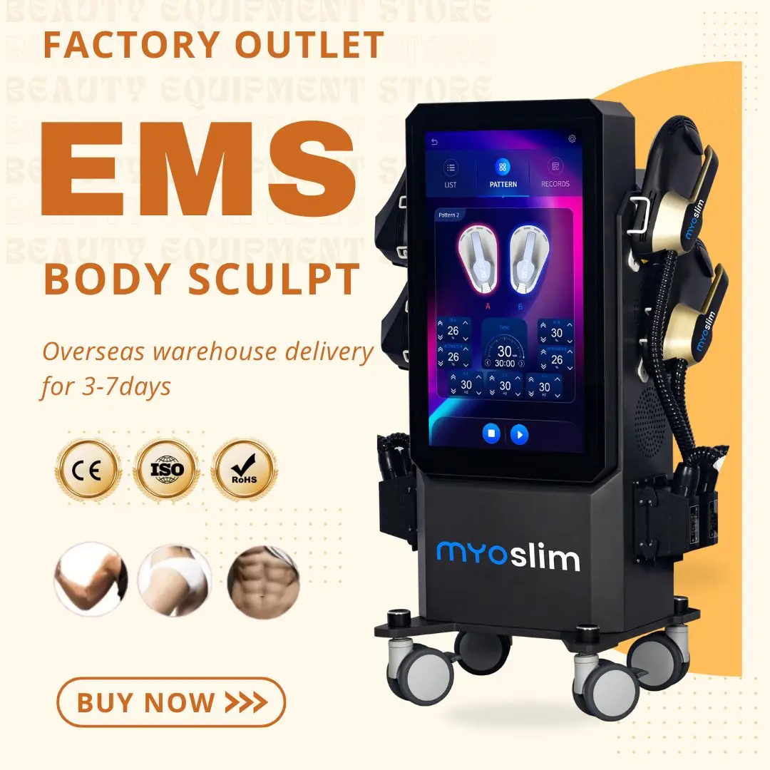 

Professional MYOslim NEO 6500W RF Machine Hi-EMT Body Sculpting Fat Burning EMS Slimming Beauty Equipment For Salon User