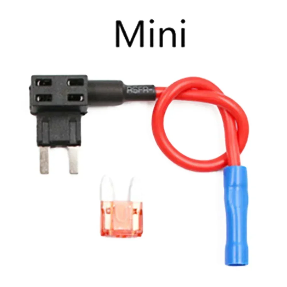 Easy To Install 12V Fuse Holder External Line Connector  Converts 1 Fuse Slot To 2  Protects Each Circuit Individually