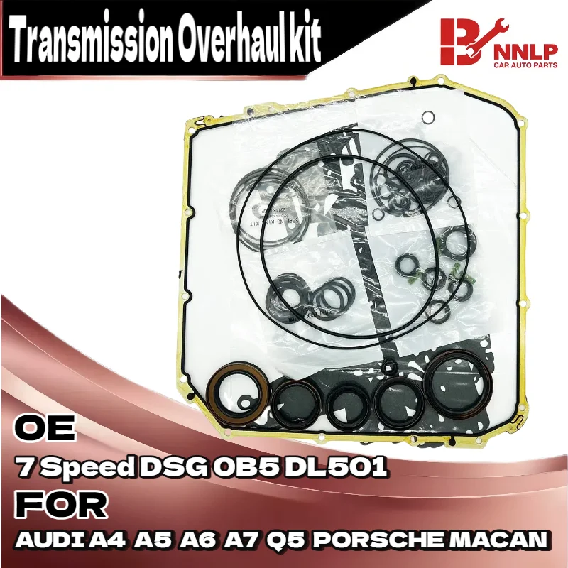 

0B5 DL501 7 Speed DSG Transmission Overhaul Gasket Seal Rebuild Kit For Audi