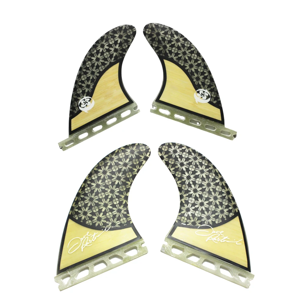 Rasta Quad Surfboard Fins