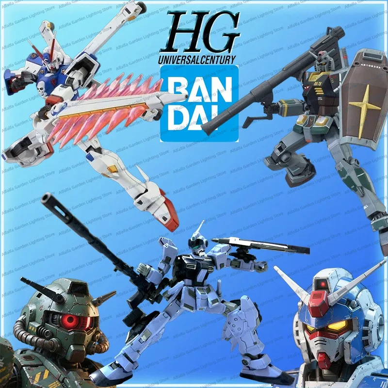 

Bandai Original HGUC Silver Bullet Gale, Trage Kai, Dom Tropen Uni - RARE COLLECTIBLES Anime Figure Assembly Model Toys in stock