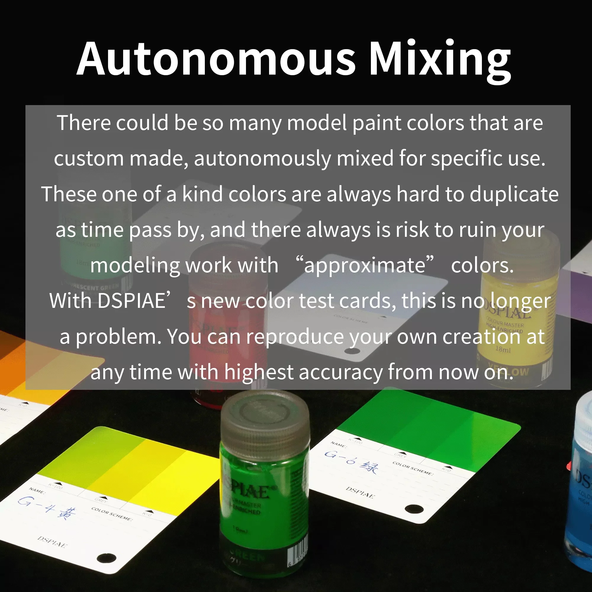 DSPIAE CC-01 Try Color Swatches Military Model Making Tool Assembly Retrofit Gundam Hobby DIY