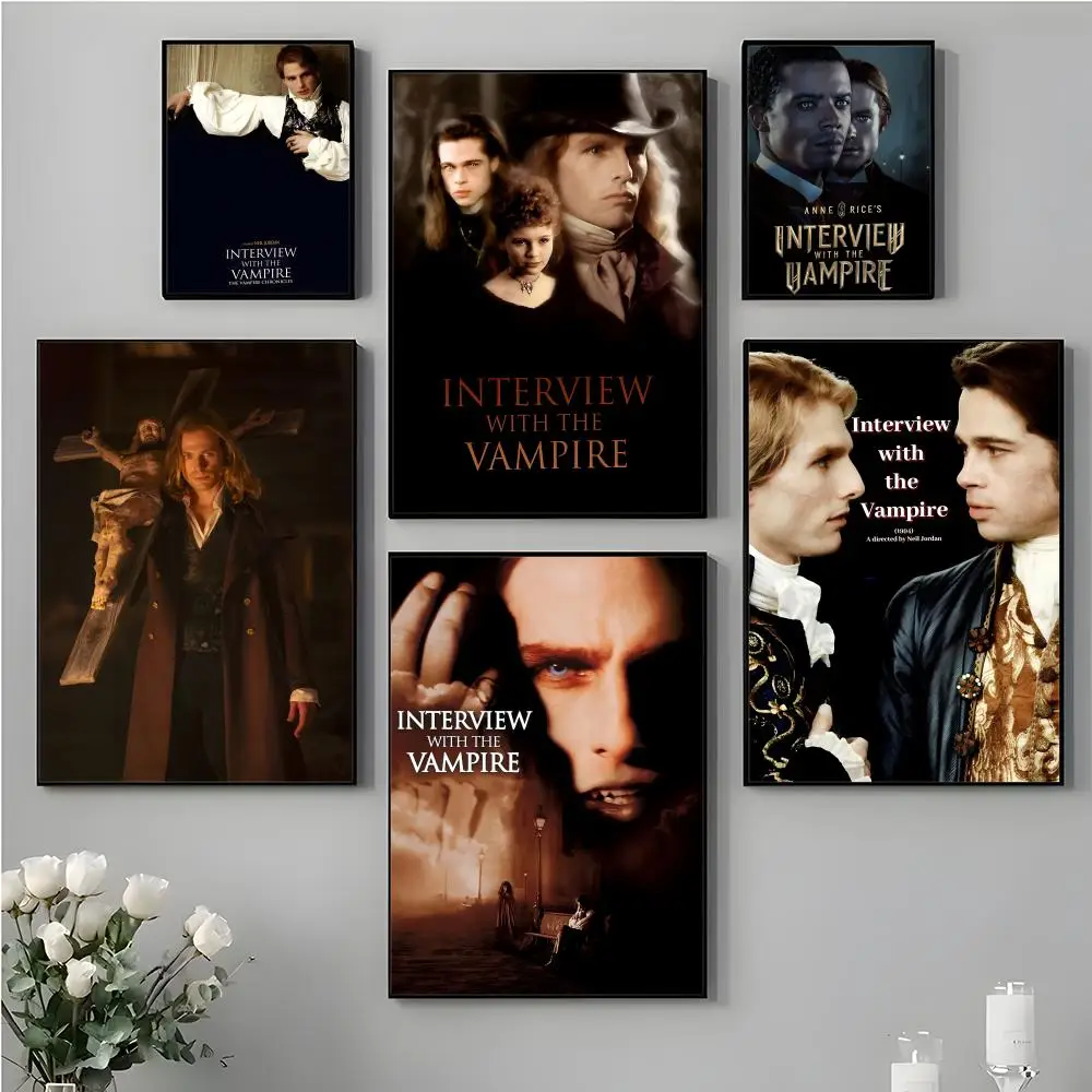 Gothic Haunting I-Interview With The Vampires Poster Top-Quality For Household Room Bar Cafe Wall Art Decor & Gift Item