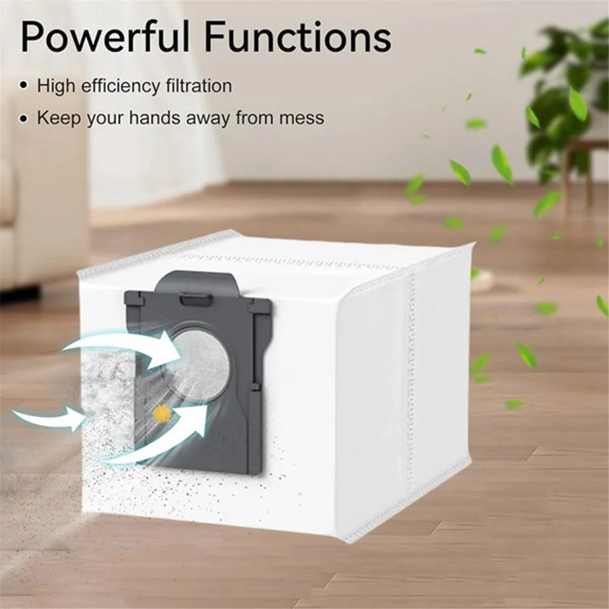 E30 Ultra / Trouver E30 Ultra 스위퍼 액세서리용 FZFZ 6개 먼지 봉투 오래 지속되고 잘 작동하도록 제작됨