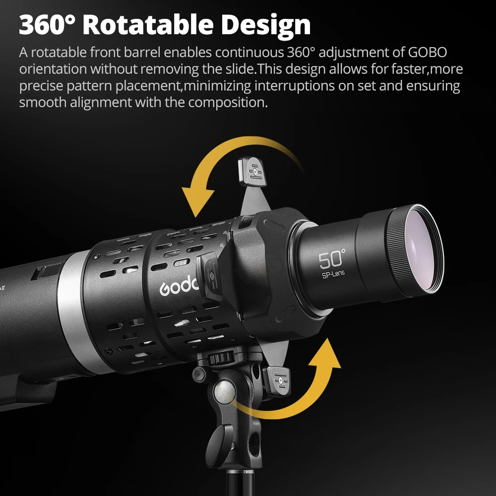 Godox Flash Projector For V1Mid V100 V1Pro V860III AD100/200PROII AD300PROII Portable Studio-Grade Projection
