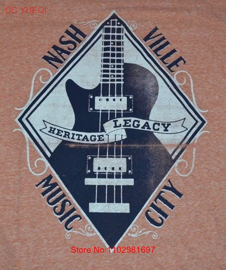 Nashville Music City Heritage Legacy Men's T-Shirt Sonoma Graphic Tee