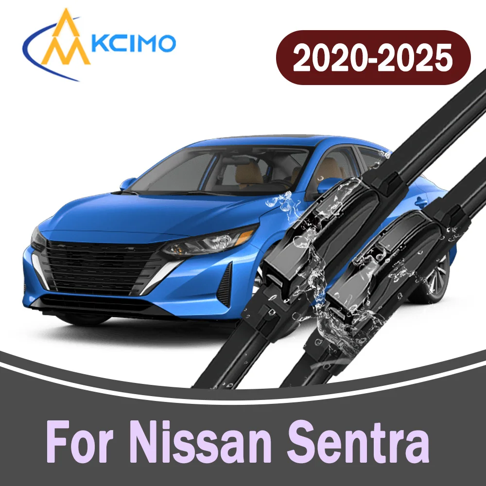 

Всепогодные щетки стеклоочистителя для Nissan Sentra B18 2020-2025, высококачественные запасные части для лобового стекла автомобиля, 2 шт.