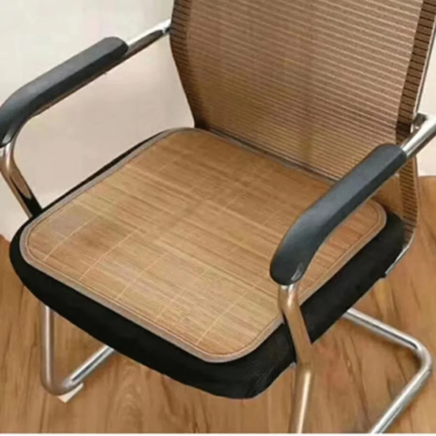 Summer Cooling Chair Cushions Breathable Bamboo Office Chair Seat Mat Car Cushions Household Universal Seat Pad Chair Cushions