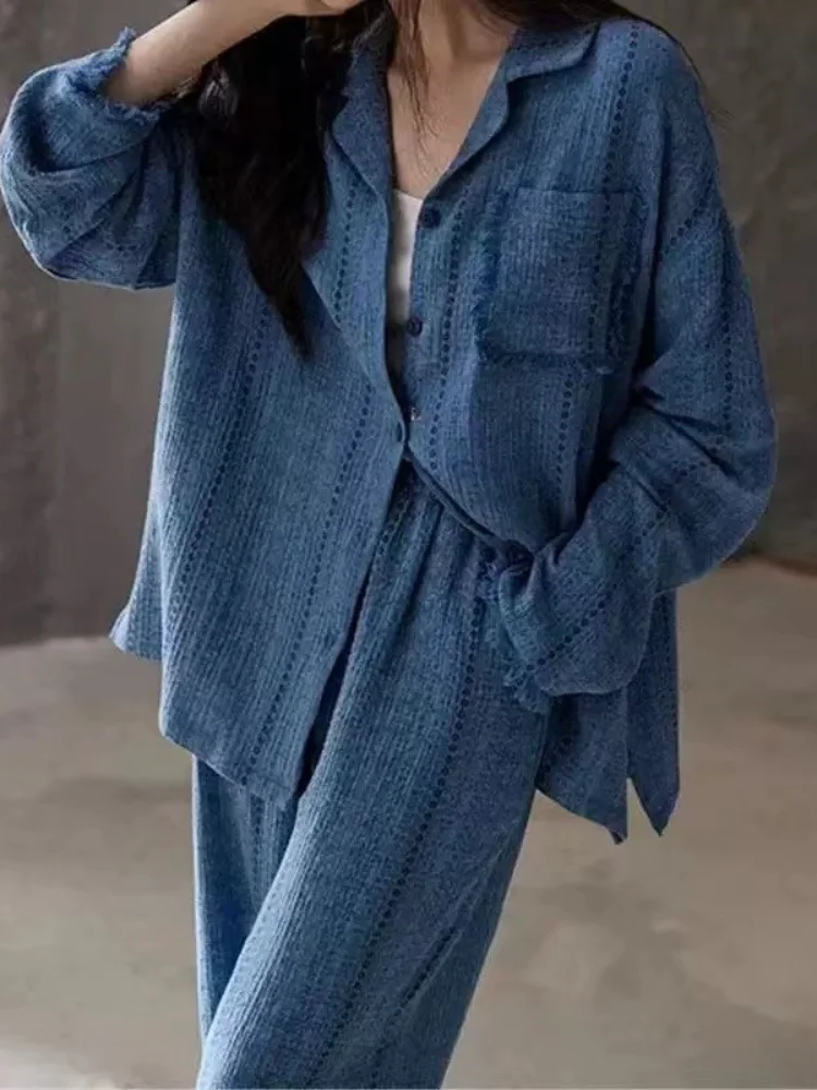 

Women's Clothing Pajamas Four Seasons At Home Outdoors Leisure Comfortable Ventilate Sleep Exquisite Fashion Travel Minimalist
