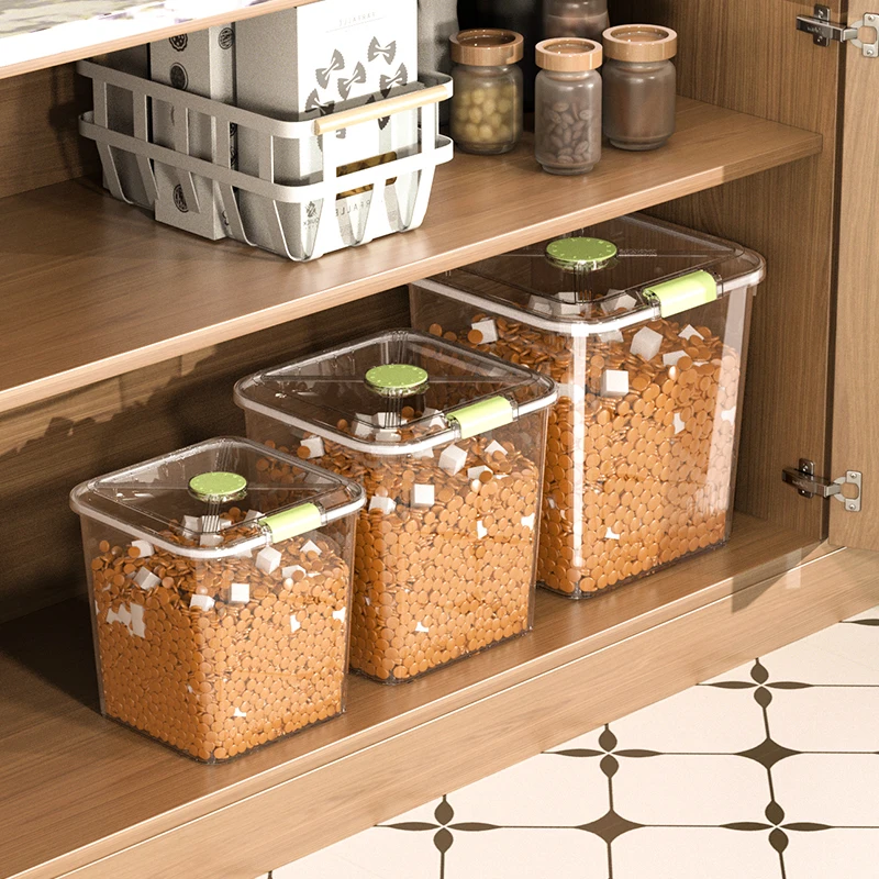 Duży, przezroczysty pojemnik n – Food Storage On Wheels recenzja i cena