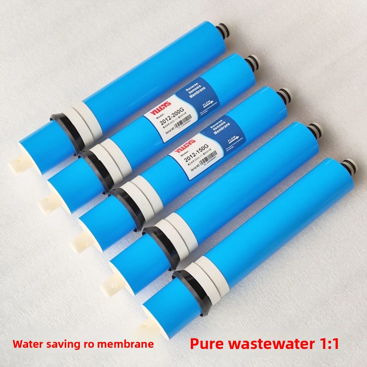 100 GPD Low Pressure RO Membrane Reverse Osmosis Filter Folded