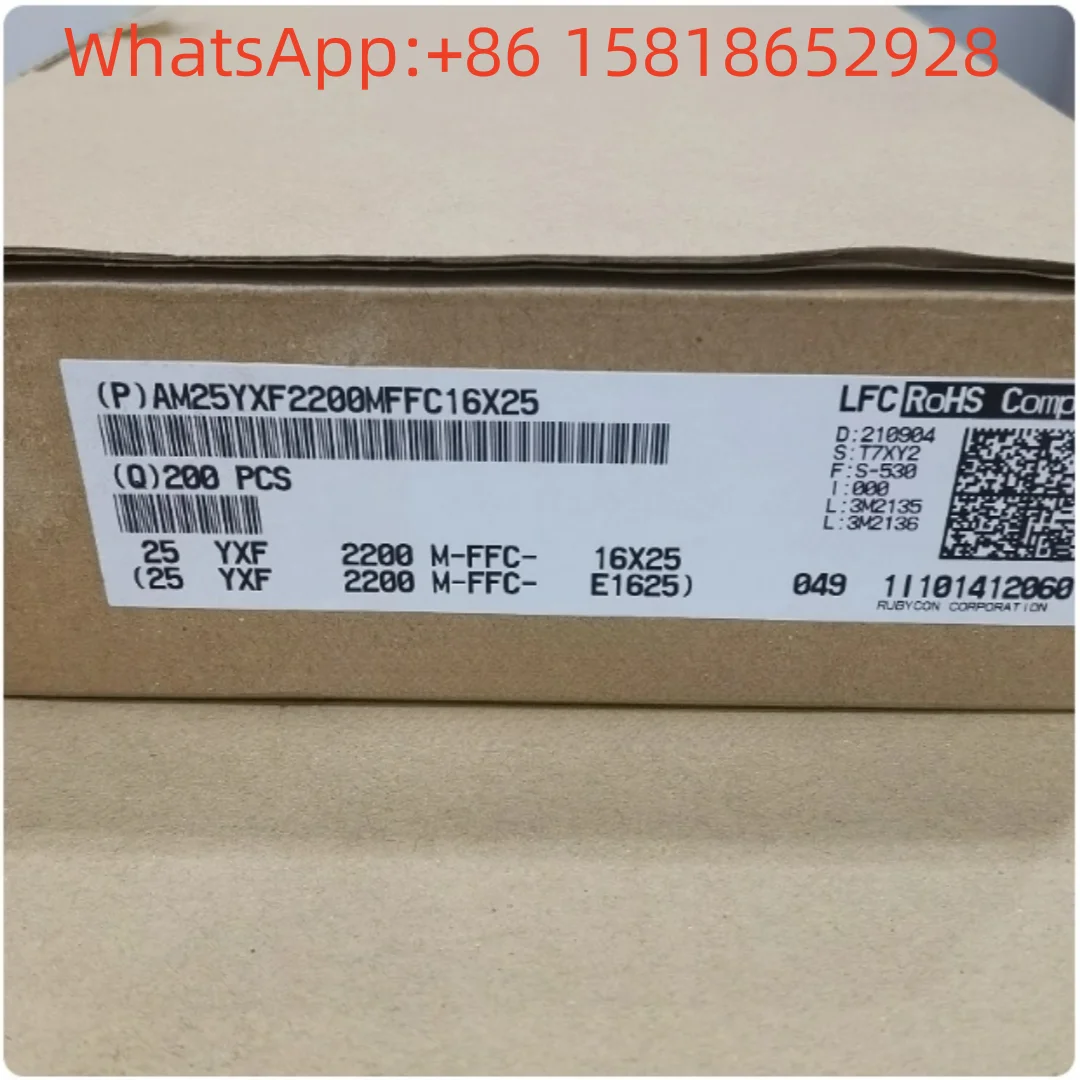 10 قطعة 25V2200UF 16X25 روبي YXF سلسلة عالية التردد منخفضة ESR 2200UF25V المكثفات الإلكتروليتية