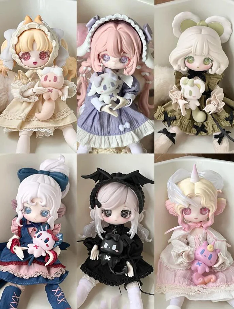

Подлинная серия Lulu Spirit Story Bjd, слепая коробка, милые игрушки, милое украшение для дома, кавайная кукла, модель, гаражный комплект, праздничный подарок