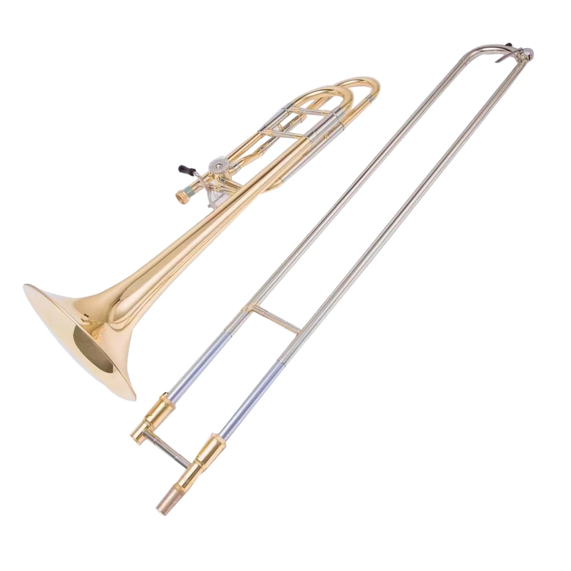 Yellow Brass High Standard White Brass Slide Tuning Tenor Trombone