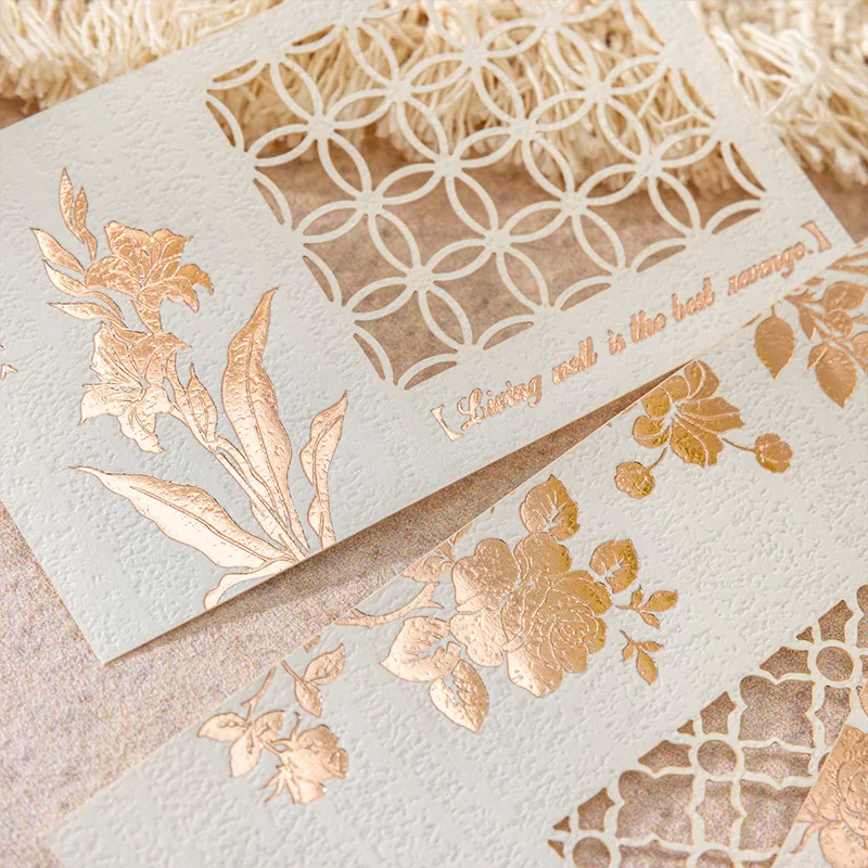1pack/2pack background base Cutout decorative paper Paper 8 sheets/pack blooms with creativity Versatile DIY scrapbooking
