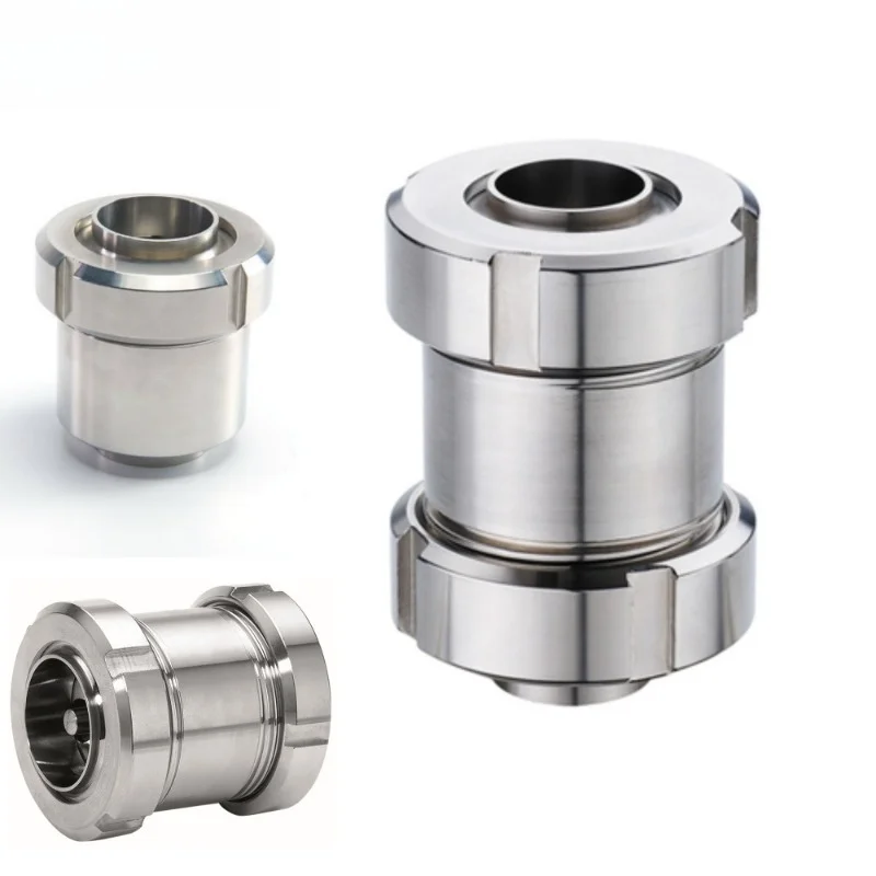 Stainless steel three-clip check valve manual food and beverage