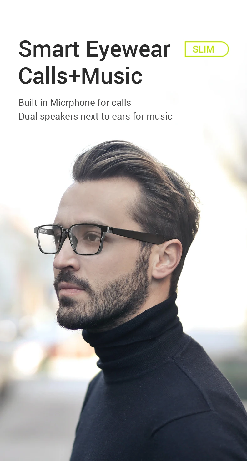 Headset Smart Brille Audio Sonnenbrille Tws Wireless Bluetooth für Männer/Frauen Zelle Musik hören