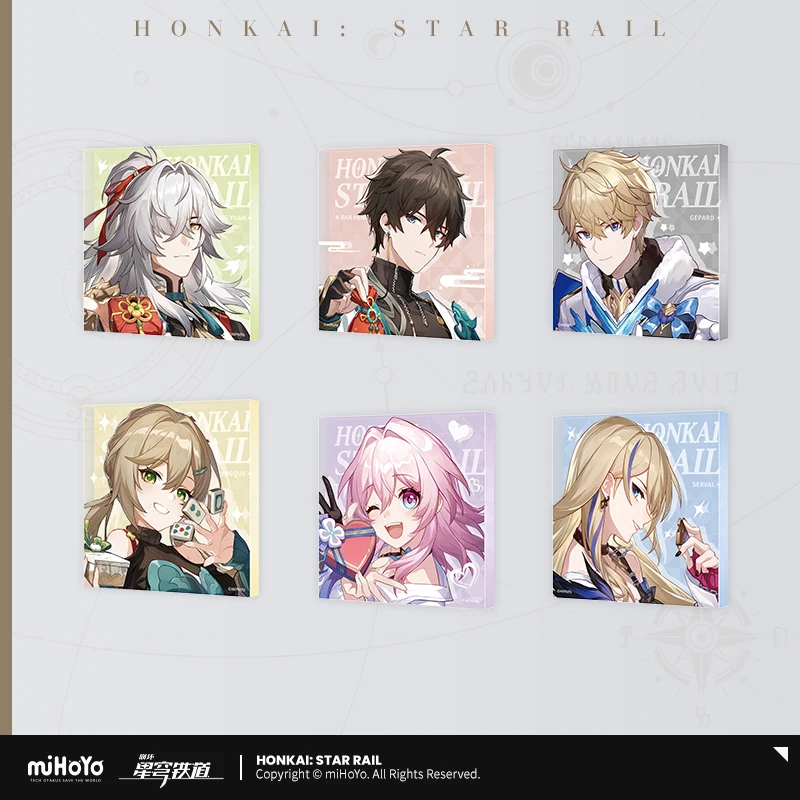 

Game Honkai Star Rail Official miHoYo Original Authentic YZTGW Series Acrylic Desktop Ornament Dan Heng Gepard Fans Gift