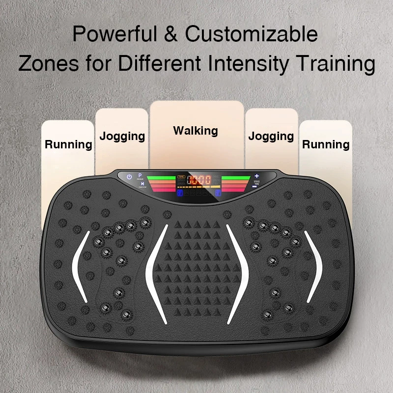 Factory Outlet Crazy Fitness Vertical Portable Vibration Plate Exercise Machine Whole Body Slimmer for Home Use Weight Loss