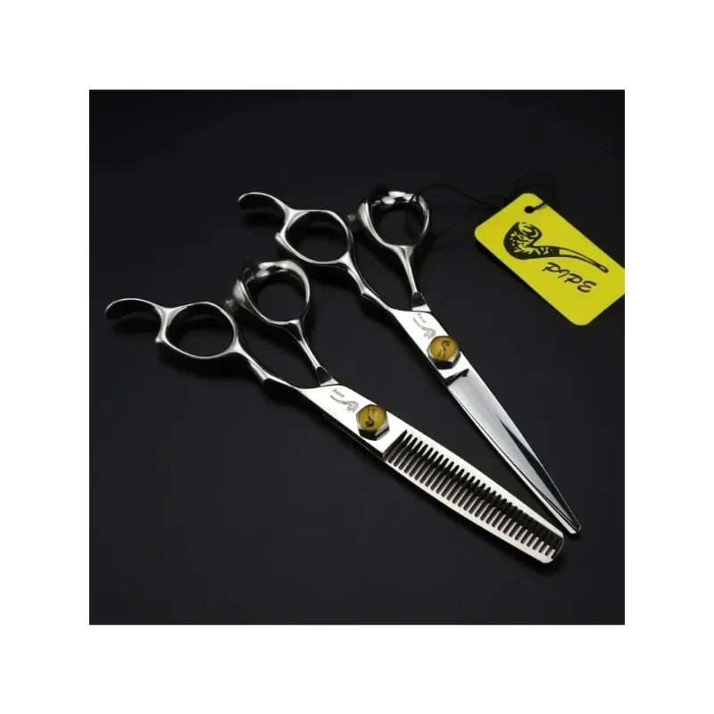 

6.0 Inch Tortoise Handle Special Cutting Thinning Hairdressing Scissors, Barbershop Trimmer Hair Tools