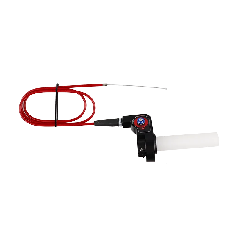 Racing Handle Hand Grips 1/4 Quick Twist Gas throttle Settle With 120CM Throttle Cable For Motorcycle Motocross ATV Dirt Bike