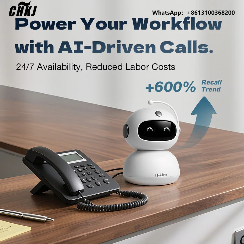 CHKJ AI Phone Assistant for Business Reception Ai Home Products Popular Hot sell Advanced Office AI Agent Smart Auto Answering
