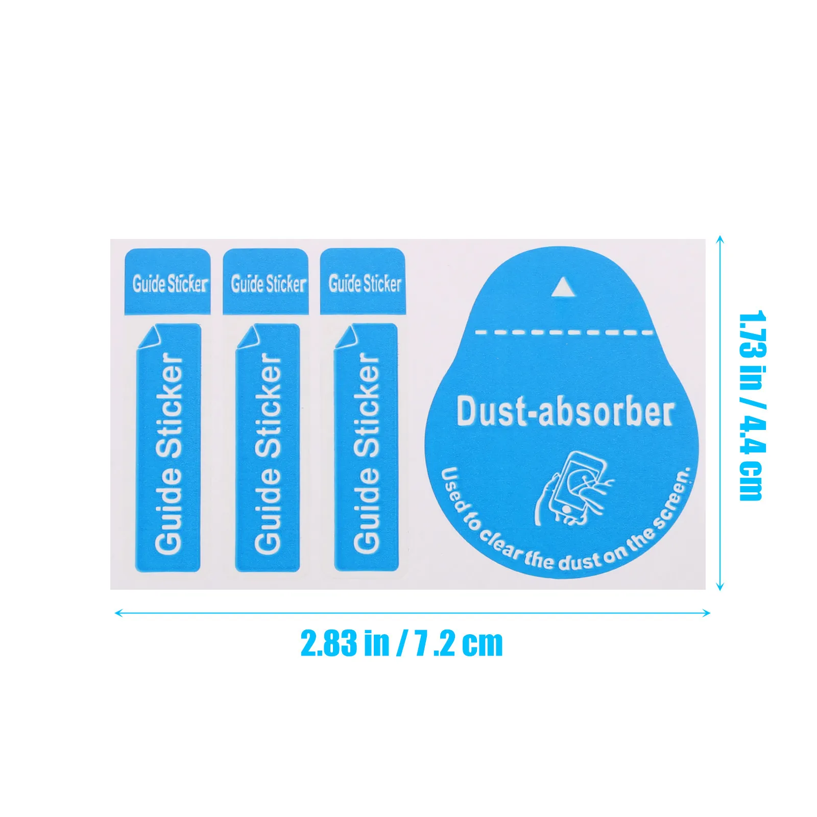 400Pcs Tablet Phone Dedust Sticker High Performance Dust Absorber for LCD Screen Cleaning Decals Phone Dedust Sticker