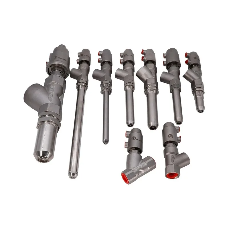 DN20 Stainless Steel Extension Rod, Pneumatic Linear Discharge Nozzle Anti‑Drip Filling Valve with 3/4