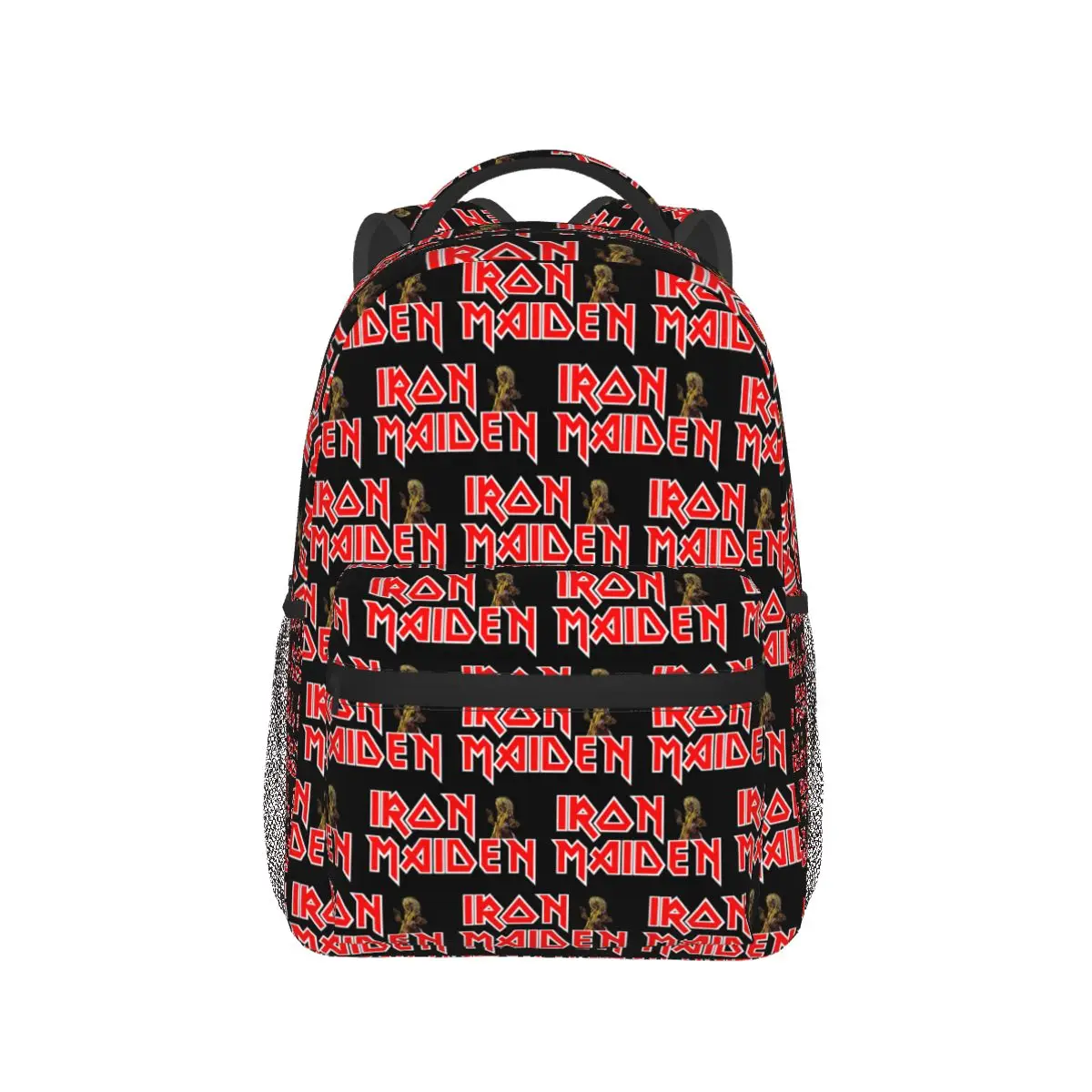 Creative Retro Ironmaiden Rock Band Backpack Hot Sale Daypack Large Capacity Kids BookBag School Bag Shoulder Bags for Men Women